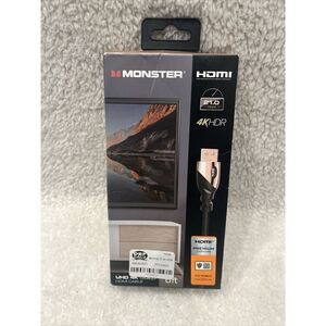 Monster Premium HDMI 6ft Cable 4k Gold Ultra HDR - 21.0 Gbps - New/ Sealed‎